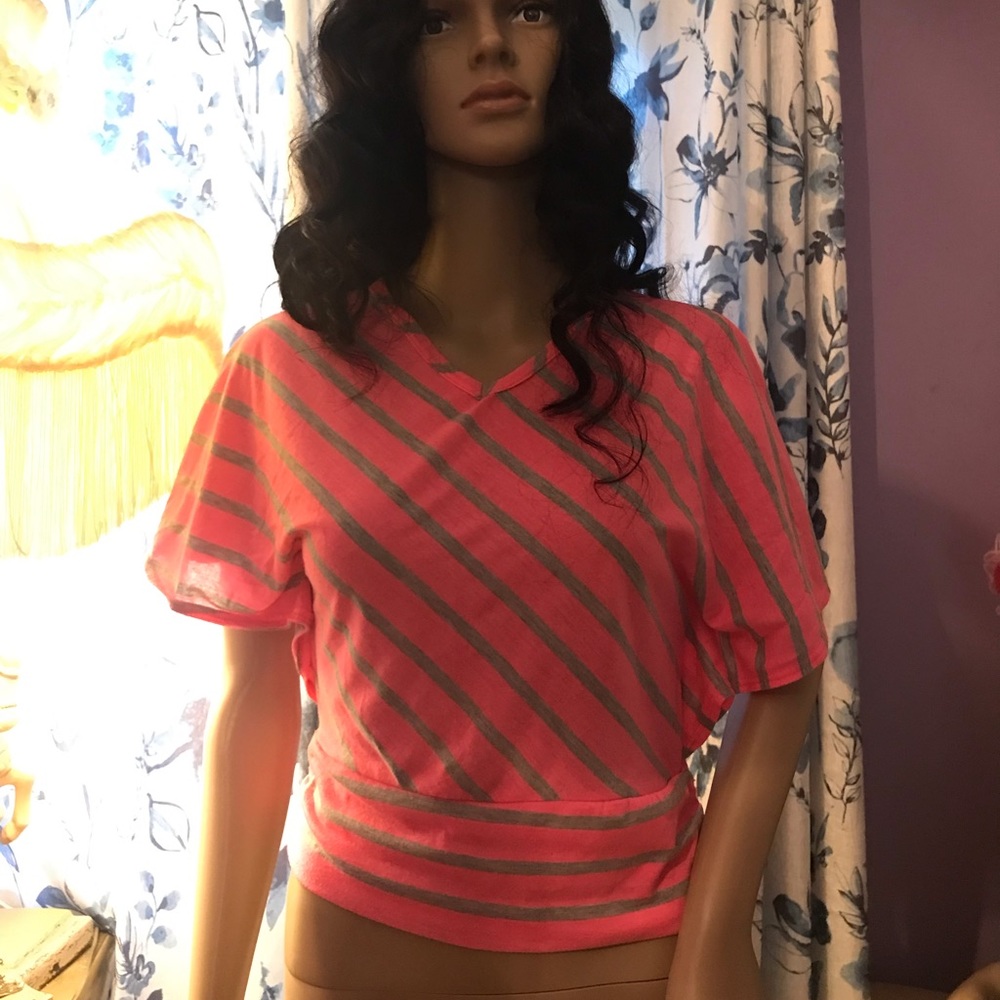 Unbranded Pink/Gray Shirt